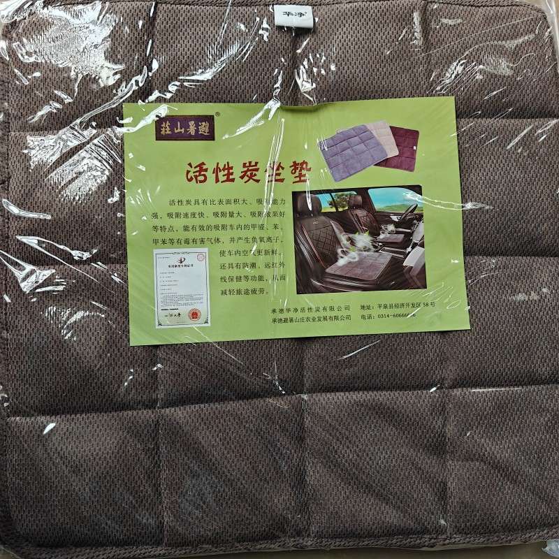 Cushion Suíochán Carbóin Gníomhachtaithe